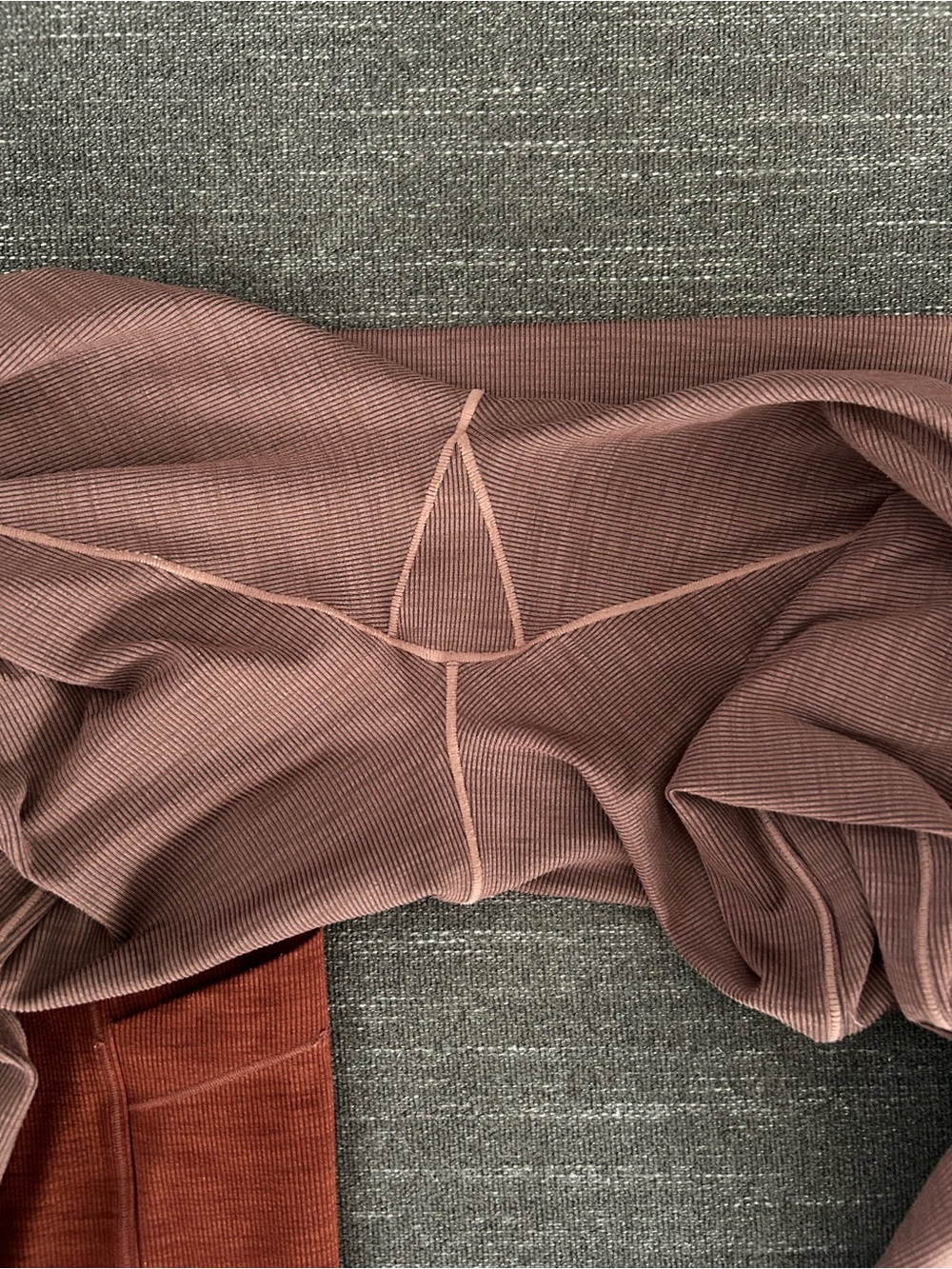 3 PrAna Ribbed High Rise Leggings Bundle Size M Brown Pink Navy - Picture 5 of 6